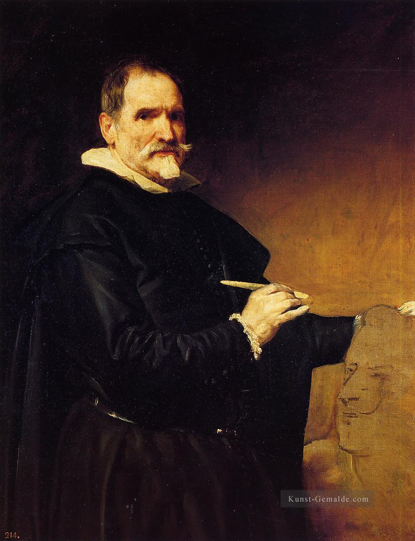 Der Bildhauer Martinez Montanes Porträt Diego Velázquez Ölgemälde